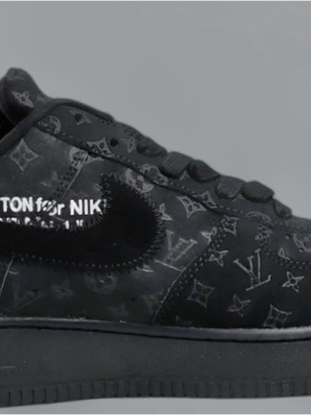 Louis Vuitton Black Monogram Athletic Sneaker - Picture 9 of 14